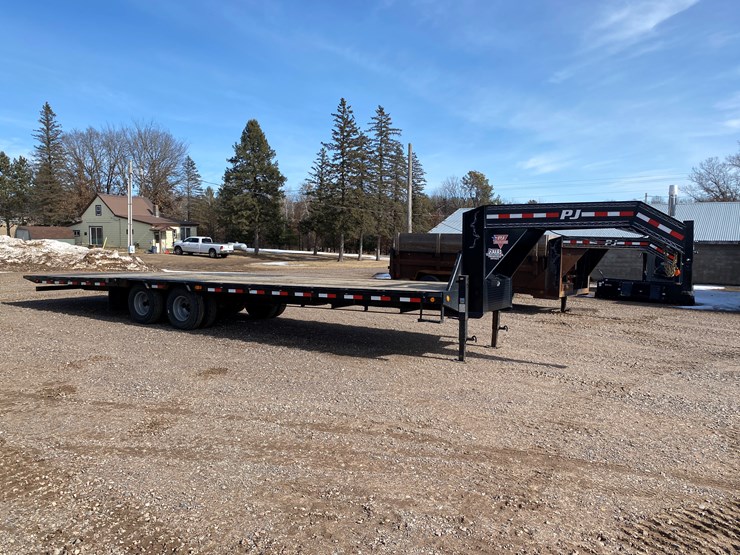 #1114-•-2019-pj-jy322-32'-flatbed-gooseneck-trailer-(has-wi-title)-(colfax,-wi)-image-4