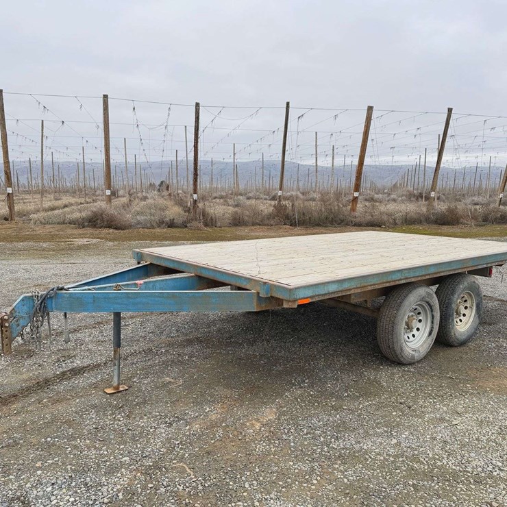 Home Made Deck-Over Farm Trailer