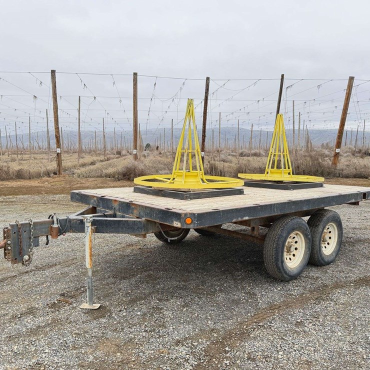 Home Made Deck-Over Farm Trailer