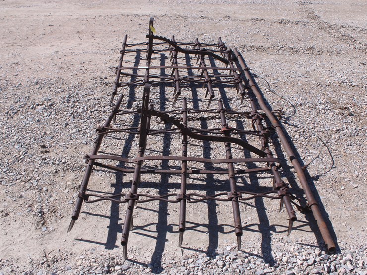 #2052-•-two-5ft-sections-of-spike-harrows-with-evener-image-6