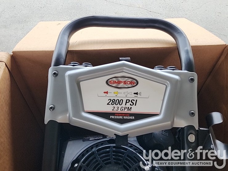 unused-2800-psi-simpson-pressure-washer-c/w-kohler-engine-image-5