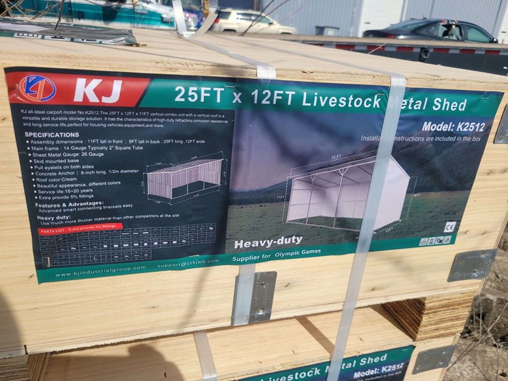 (1)-kj-25ft-x-12ft-livestock-metal-shed-model:-k2512-image-1