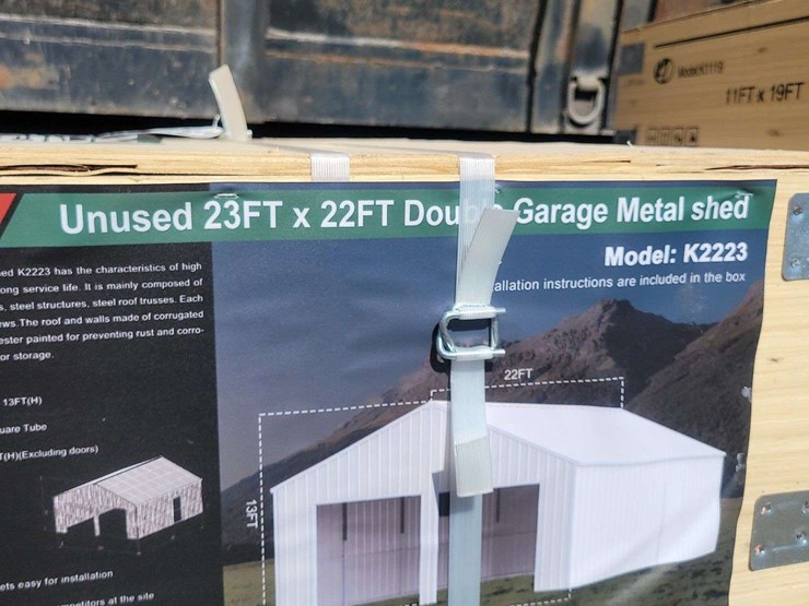 (1)-kj-23ft-x-22ft-double-garage-metal-shed-model:-k2223-image-4