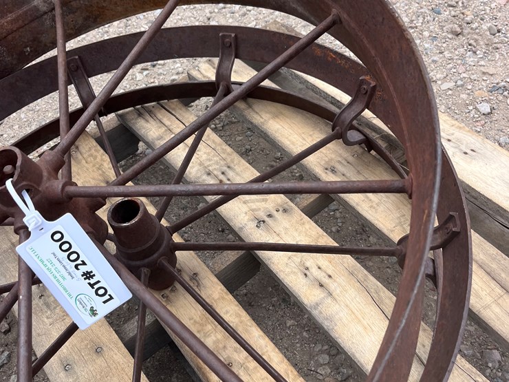 #2000-•-2-small-antique-steel-wheels-image-9