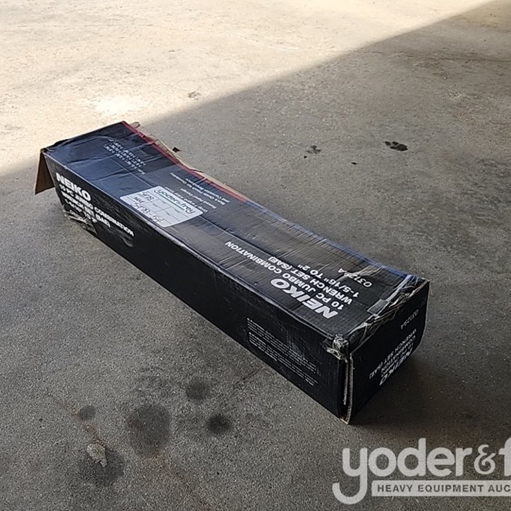 Unused 10pc SAE Jumbo Wrench Set, 1 5/16 to 2" Industrial Impact Material