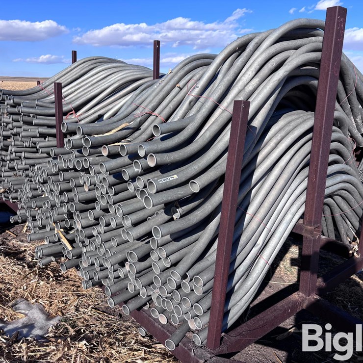 1 1/2"x72" Double Bend Aluminum Irrigation Tubes