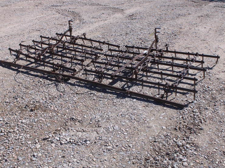 #2052-•-two-5ft-sections-of-spike-harrows-with-evener-image-3