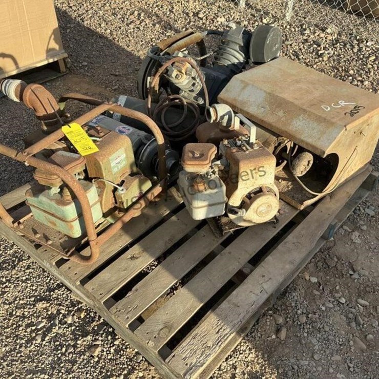 PALLET OF ASSORTED PUMPS AND MOTORS