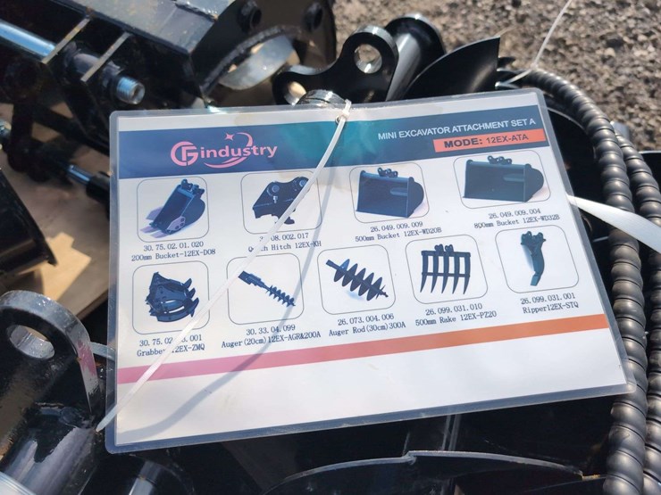 9-piece-cfg-industry-mini-excavator-attachments-set-a---(12ex-ata)-image-2