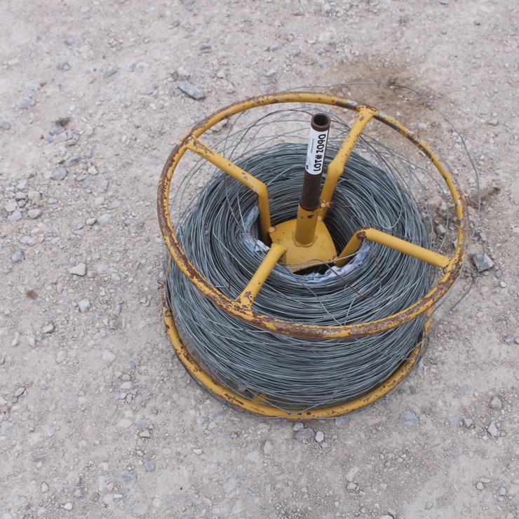 #2090 • Approx 2 Miles Of Smooth Wire On Wire Roller Spool