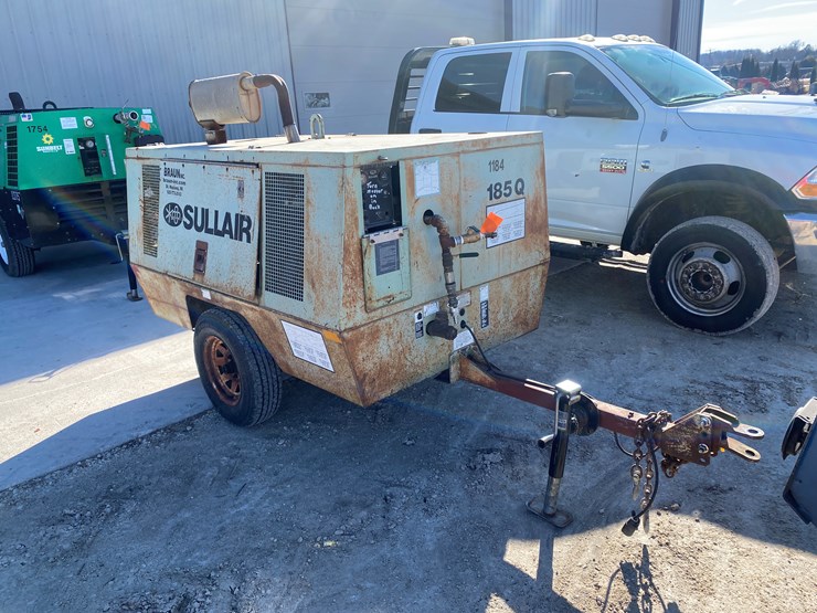 #1222-•-sullair-185q-towable-air-compressor-(st.-nazianz,-wi)-image-2