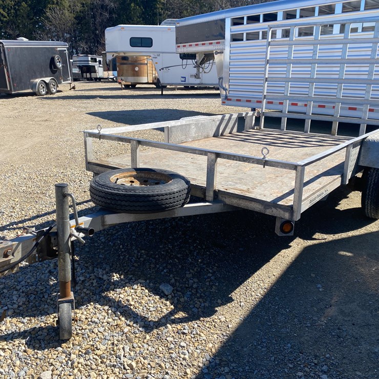 #1272 • Rugged Terrain Single Axle Utility Trailer (No Title) (Helenville, WI)