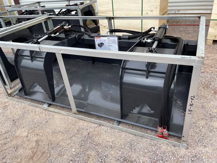 #4363-•-unused-2026-wolverine-skid-steer-grapple-bucket-attachment-image-3