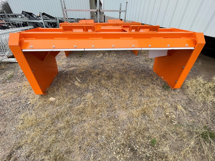 #4353-•-unused-2026-wolverine-skid-steer-snow-pusher-image-1
