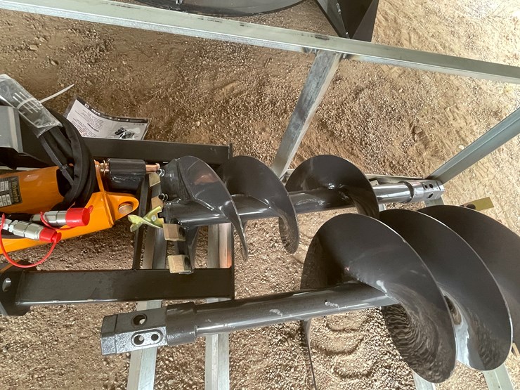 #4358-•-unused-2026-wolverine-skid-steer-auger-drive-and-bit-attachment-image-9
