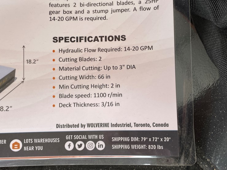 #4320-•-unused-2026-wolverine-skid-steer-brush-cutter-attachment-image-5