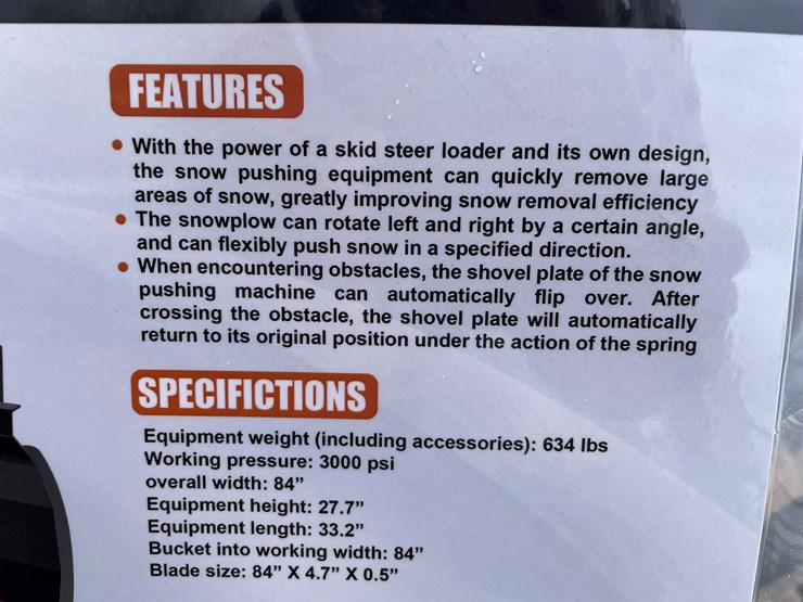 #4329-•-unused-2026-wolverine-skid-steer-dozer-blade-image-3