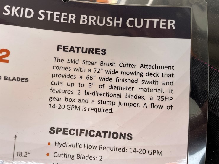 #4321-•-unused-2026-wolverine-skid-steer-brush-cutter-attachment-image-4