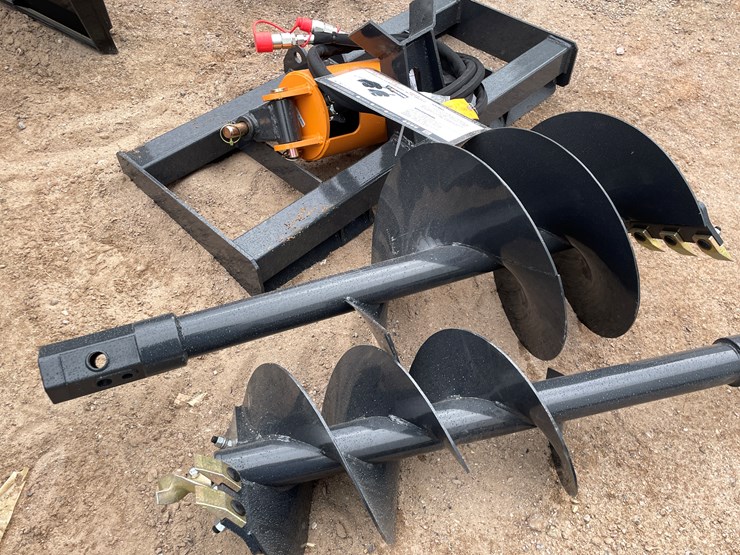#4360-•-unused-2026-wolverine-skid-steer-auger-drive-and-bit-attachment-image-6