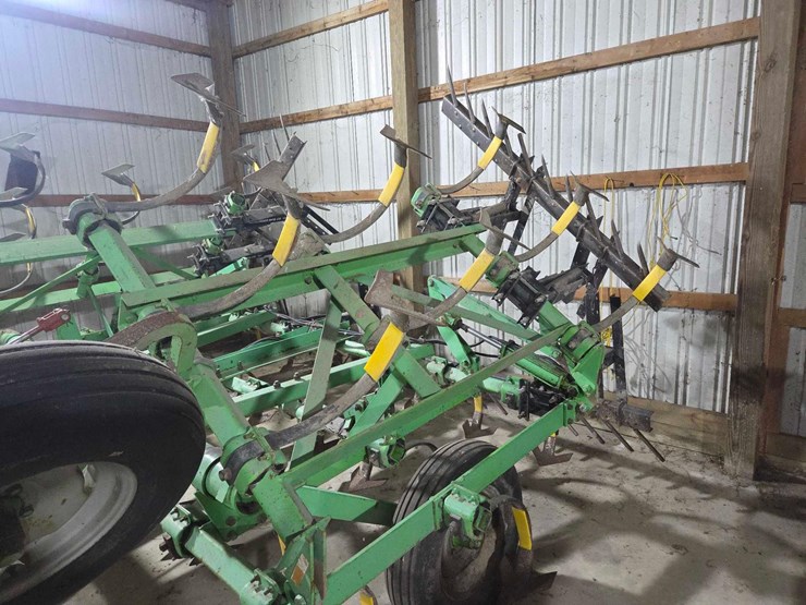 18'-deutz-allis-1250-field-cultivator-w/-remlinger-single-bar-diagonal-spike-harrow-image-15