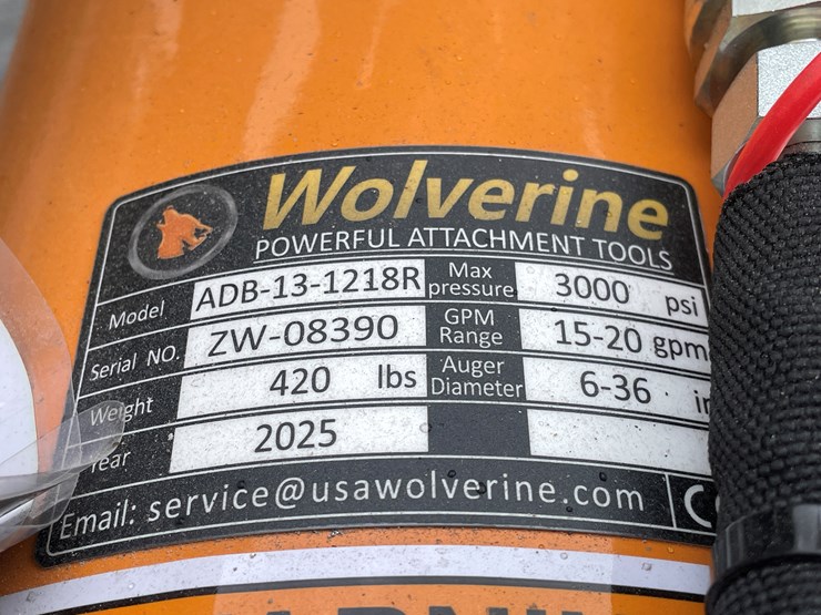 #4362-•-unused-2026-wolverine-skid-steer-auger-drive-and-bit-attachment-image-19