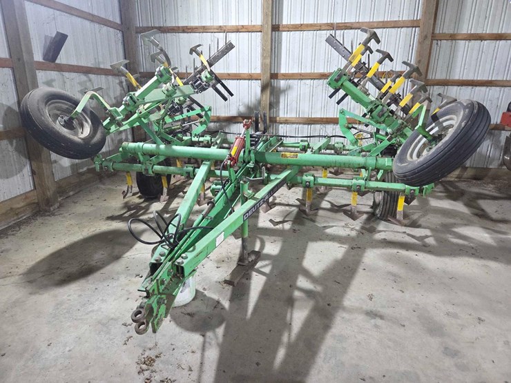 18'-deutz-allis-1250-field-cultivator-w/-remlinger-single-bar-diagonal-spike-harrow-image-7