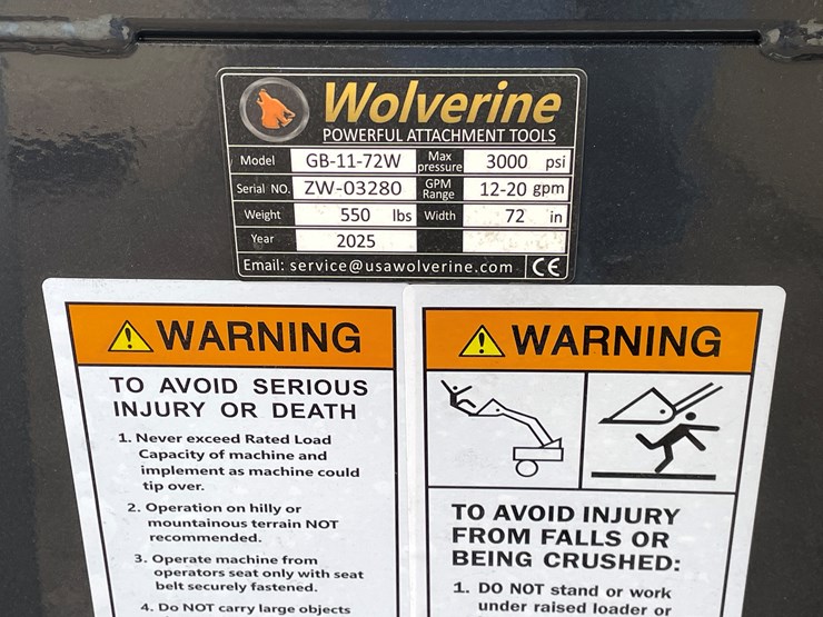 #4363-•-unused-2026-wolverine-skid-steer-grapple-bucket-attachment-image-17