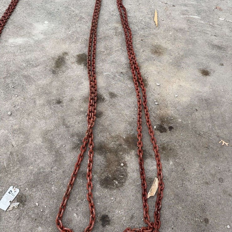 (2) 3/8" Chains 18' Long