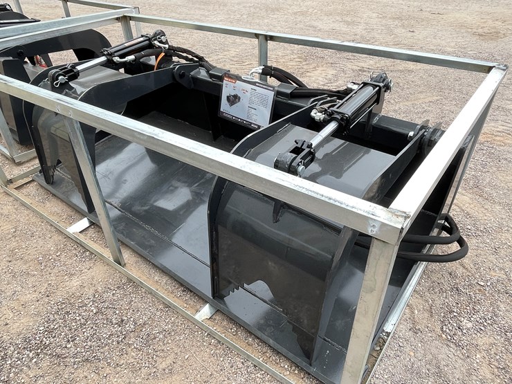 #4364-•-unused-2026-wolverine-skid-steer-grapple-bucket-attachment-image-3