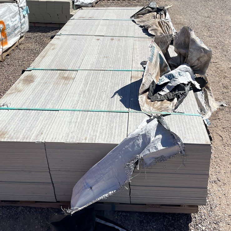 #4342 • (Appx. 180 Pieces) ALLURA unvented fiber-cement 16" soffit bundle - Primed with Cedar grain texture