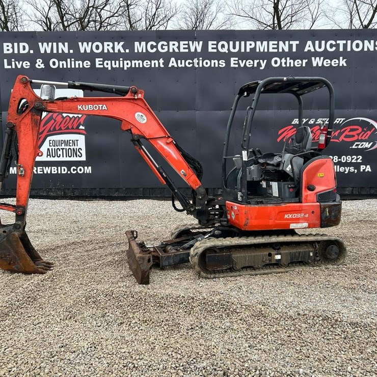 2018 KUBOTA KX033-4