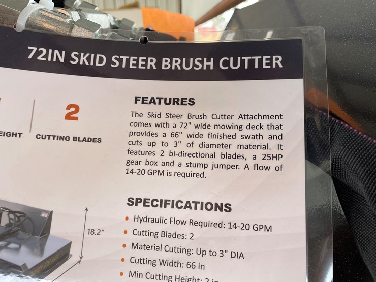 #4319-•-unused-2026-wolverine-skid-steer-brush-cutter-attachment-image-4