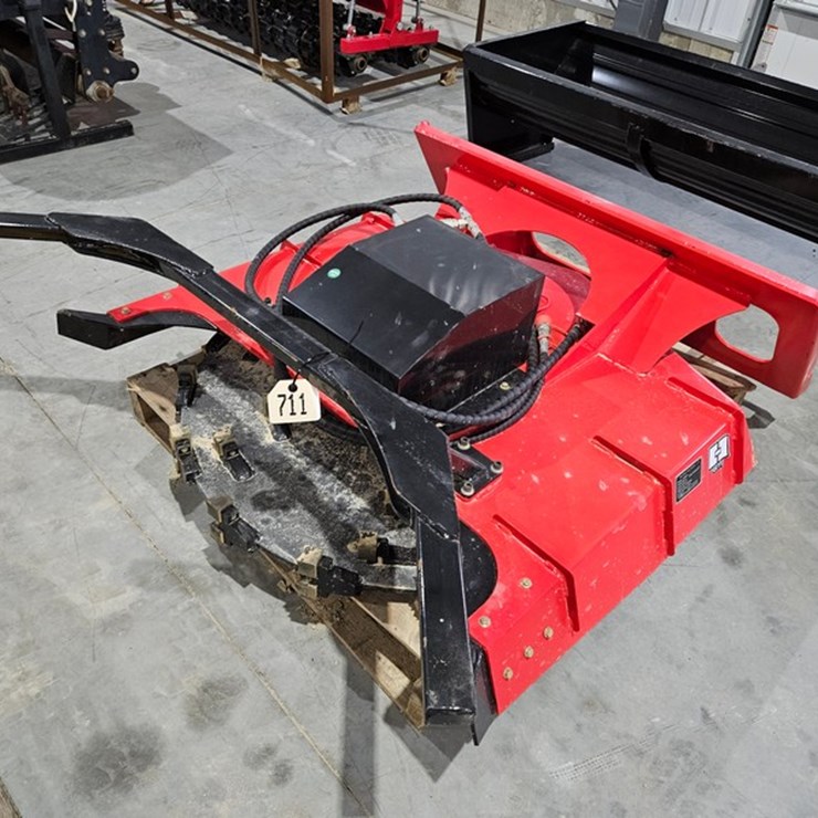 #711 • GIYI DM43 Skid Steer Disc Mulcher