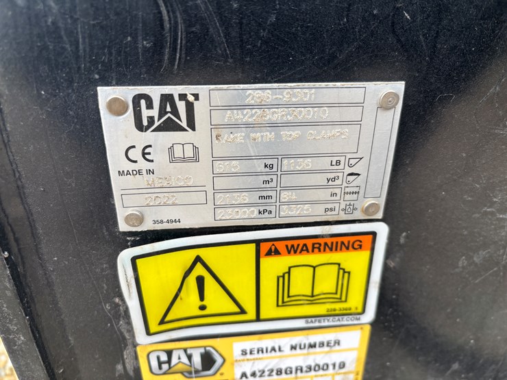 #2324-•-caterpillar-84"-skid-steer-grapple-bucket-image-19