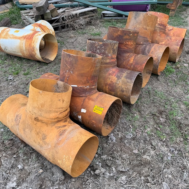 #41271 • Lot of (7) 12" Irrigation Ts
