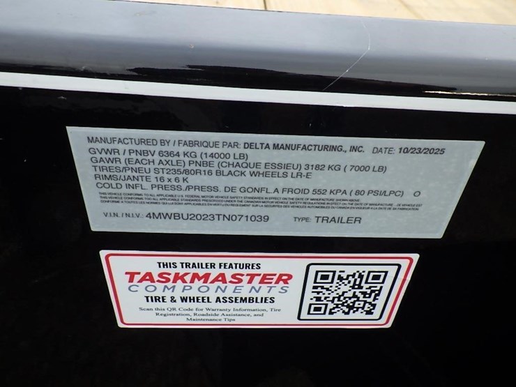 2026-delta-20'-t/a-equipment-trailer-image-15