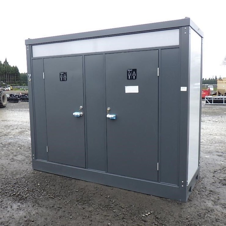 Double Stall Portable Toilet