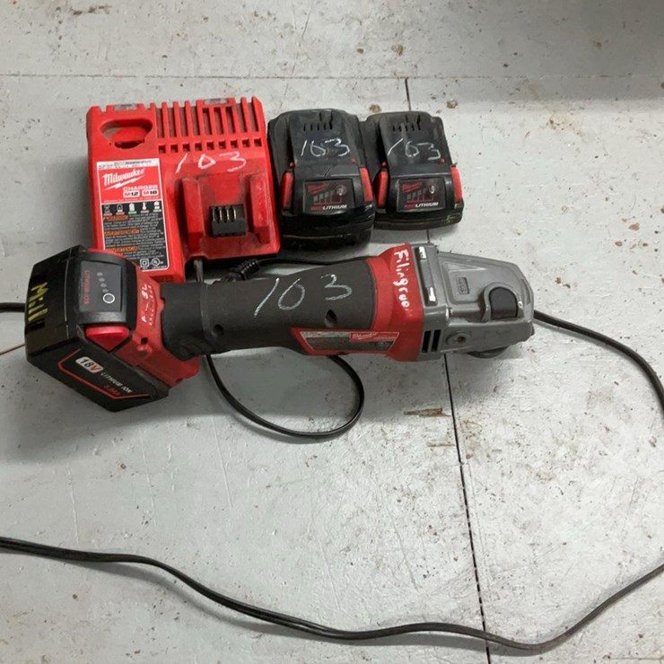 #103 • Milwaukee Cordless Grinder