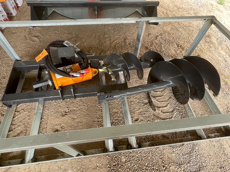 #4358-•-unused-2026-wolverine-skid-steer-auger-drive-and-bit-attachment-image-6