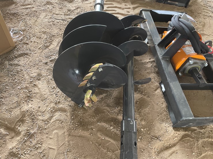 #4359-•-unused-2026-wolverine-skid-steer-auger-drive-and-bit-attachment-image-8