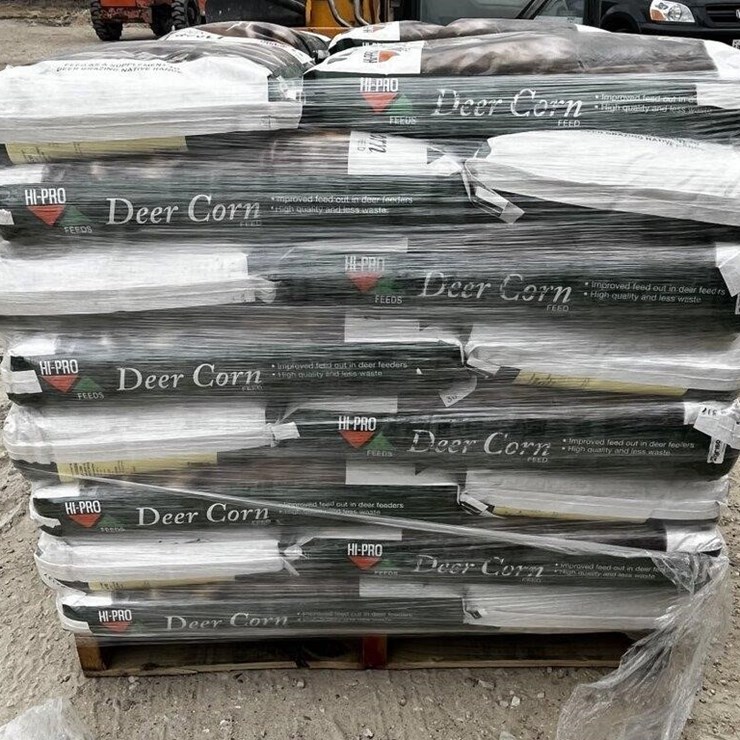Conex- Pallet Of Deer Corn