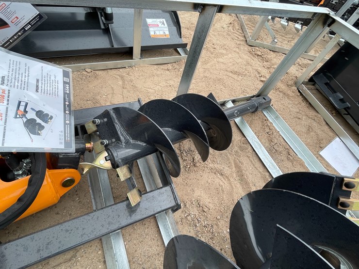 #4356-•-unused-2026-wolverine-skid-steer-auger-drive-and-bit-attachment-image-8