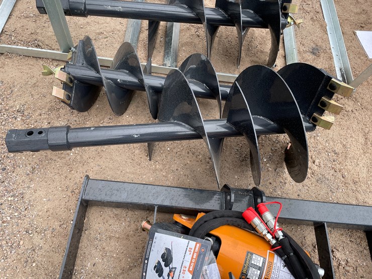 #4355-•-unused-2026-wolverine-skid-steer-auger-drive-and-bit-attachment-image-7