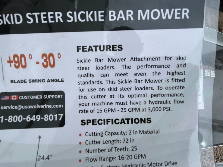 #4374-•-unused-2026-wolverine-sickle-bar-mower-attachment-image-4