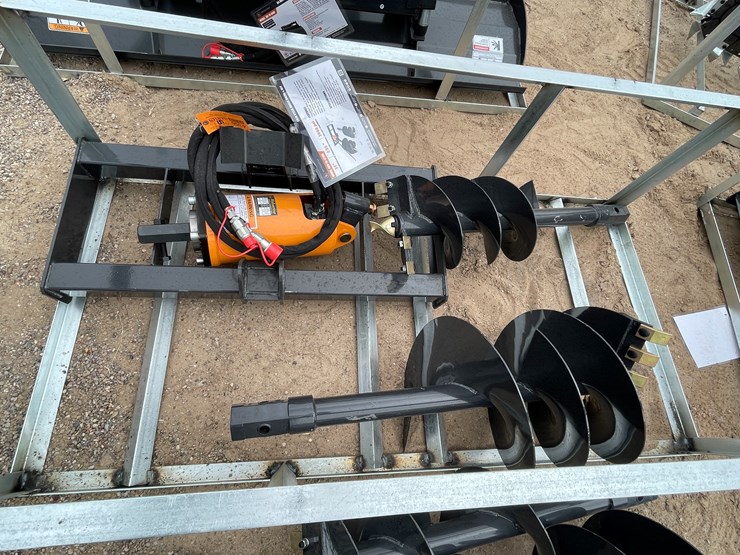#4356-•-unused-2026-wolverine-skid-steer-auger-drive-and-bit-attachment-image-6