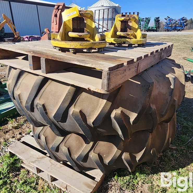 18.4-38 Tires, Rims & Hubs