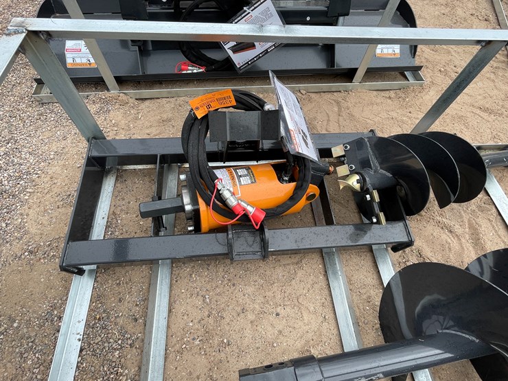 #4356-•-unused-2026-wolverine-skid-steer-auger-drive-and-bit-attachment-image-7