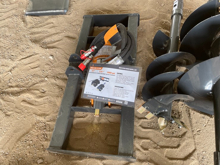 #4359-•-unused-2026-wolverine-skid-steer-auger-drive-and-bit-attachment-image-12