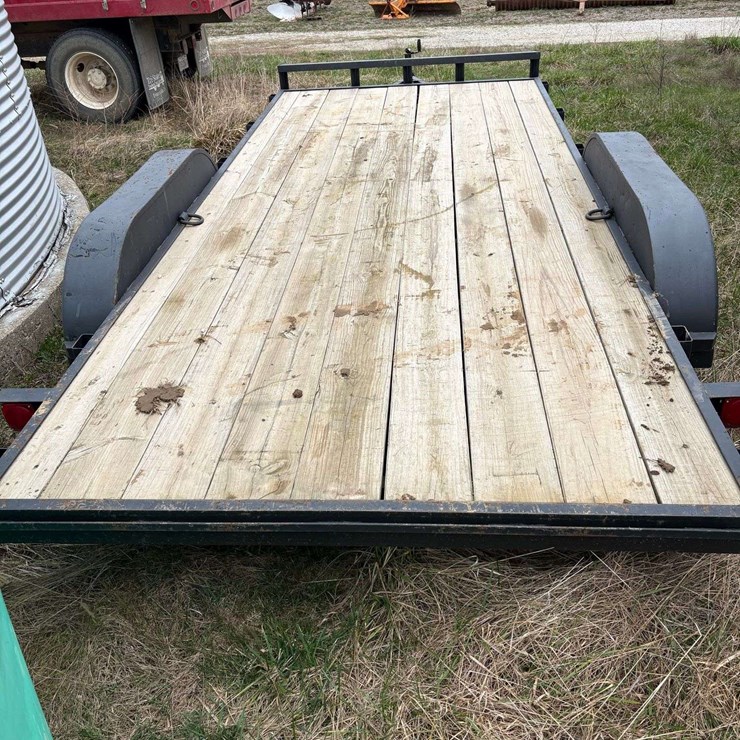 2010 Jerry James 16ft Bumper Hitch Trailer, Tandem Axle, VIN- 4BXUC1625AS00278