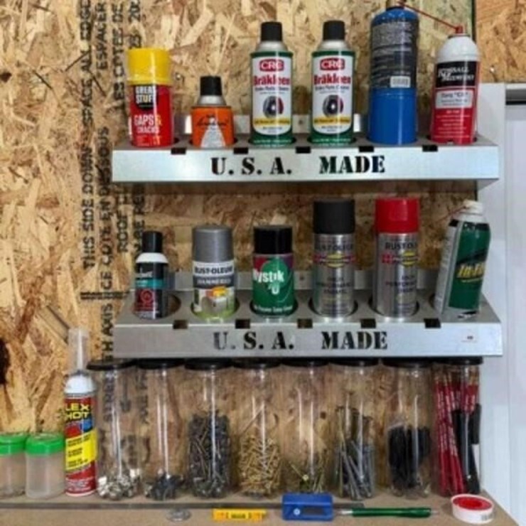 WALL MOUNT HOLDER AND CONTENTS